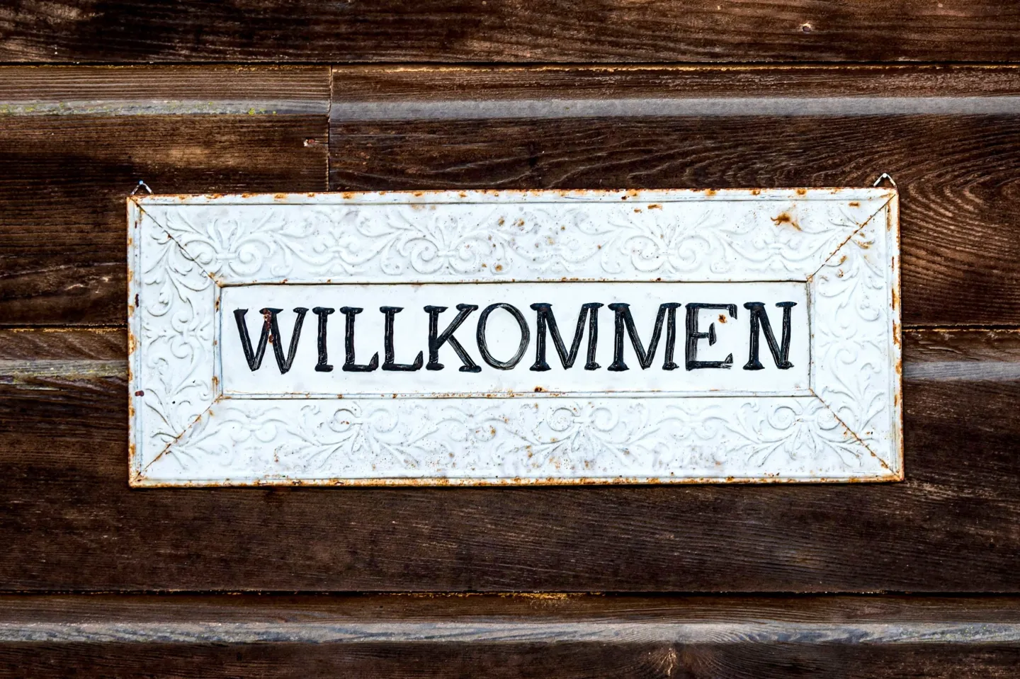 Willkommensschild: Blogbild zum Thema: Flüchtlinge in Deutschland