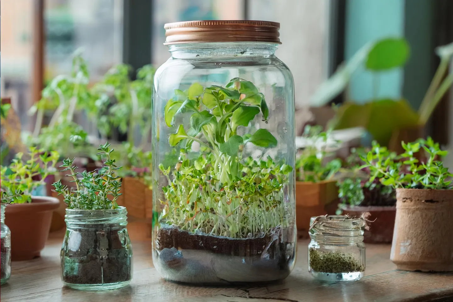 Garten im Glas
