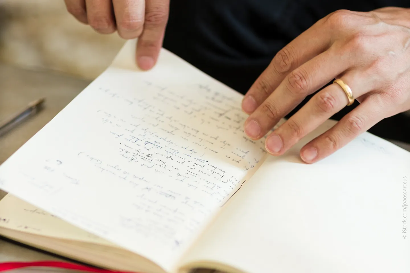 Ein Notitzbuch, Blogbild zum Thema: Kondolenztexte