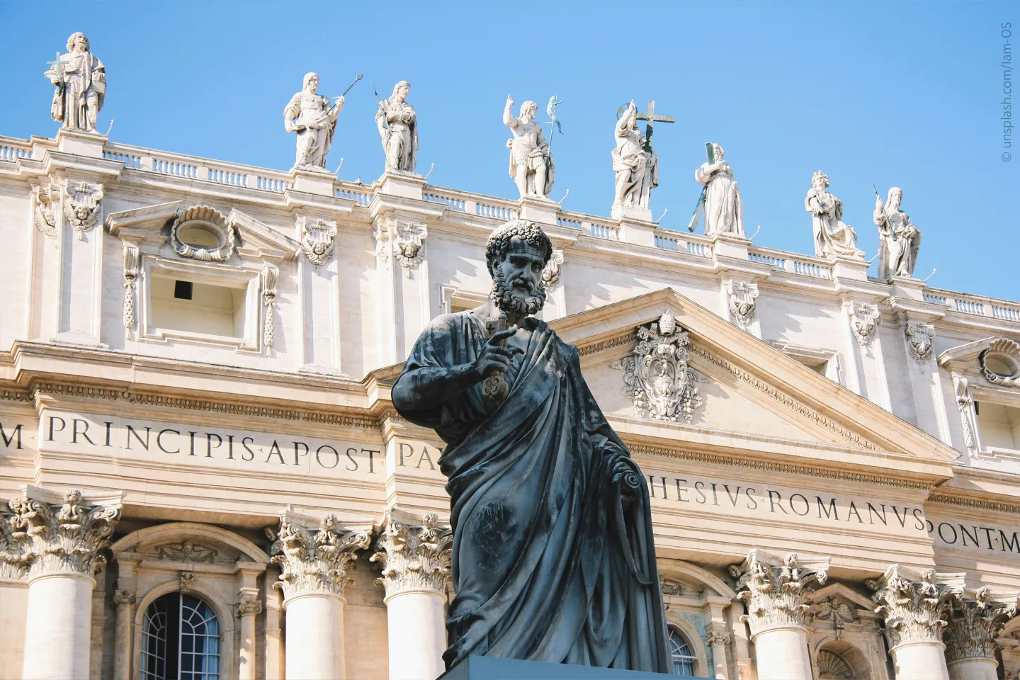 der Vatikan, Petrusstatue