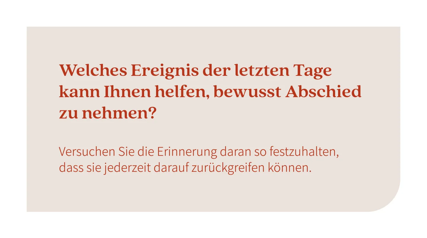 Abschied nehmen: Blogbild zum Thema Trauerprozess